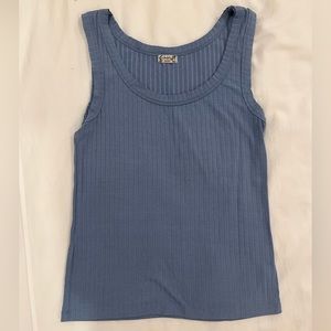 Free People blue tank